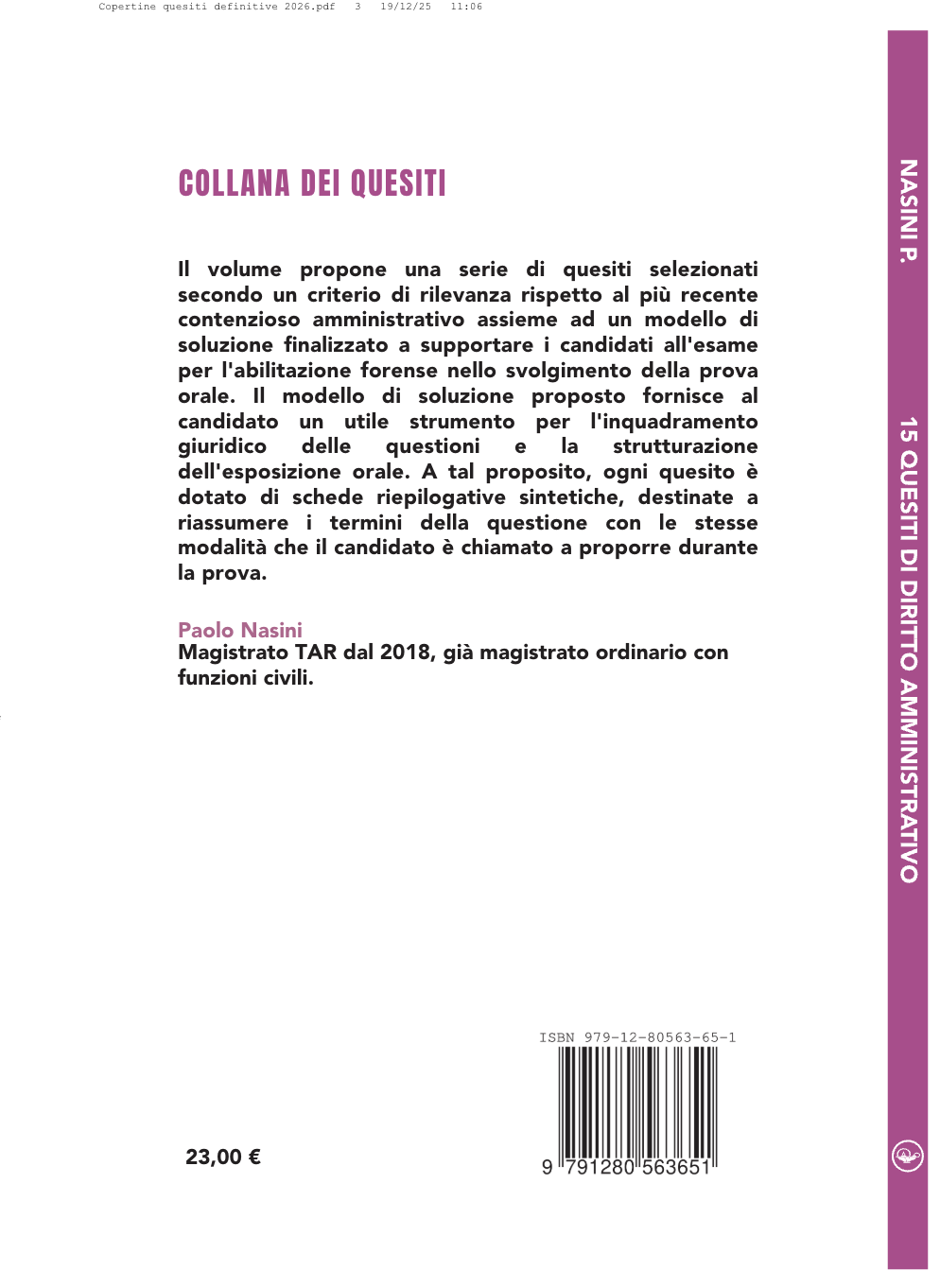 Orale rafforzato - 15 quesiti di Diritto Amministrativo - Ed. 2026 - immagine 2